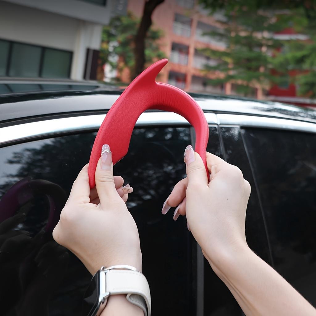 Car cool dragon horn 3D body decoration sticker, creative roof decoration sticker EVA material car exterior decoration Christmas