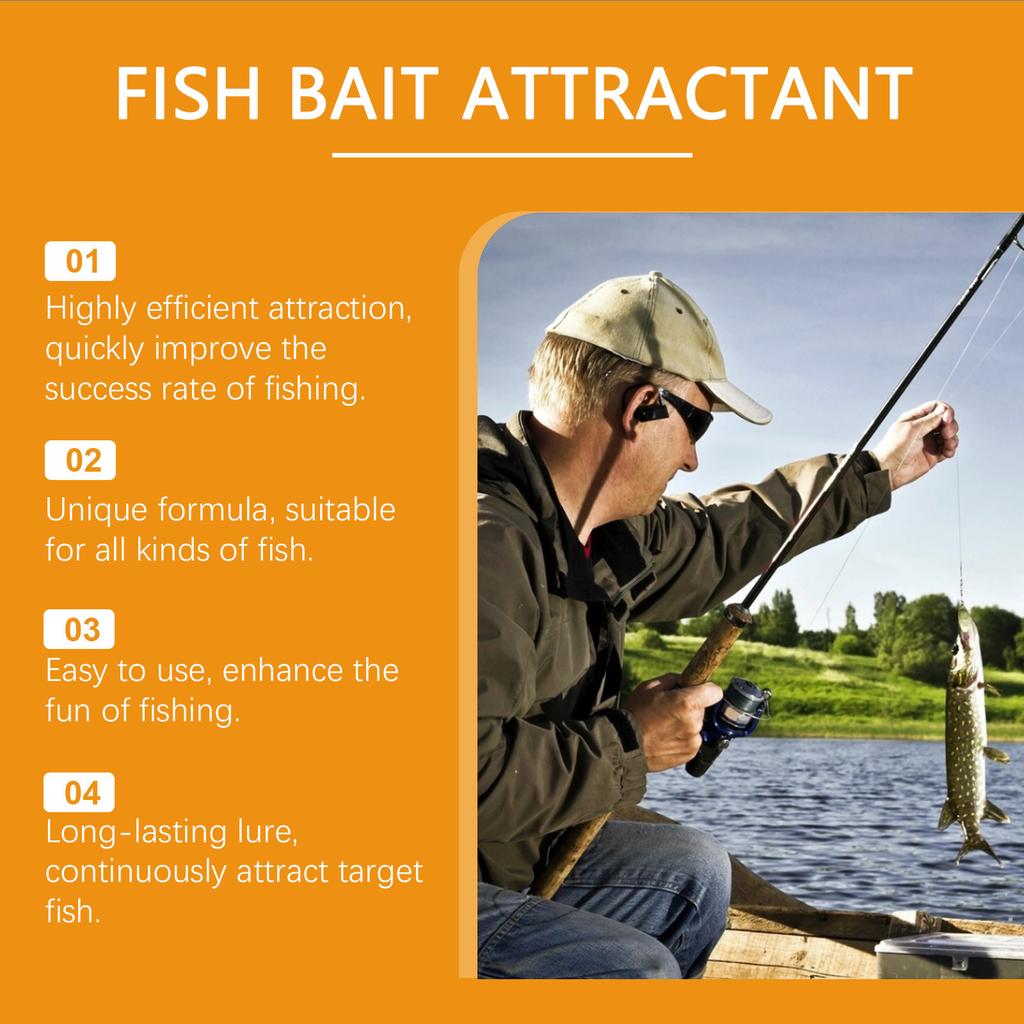 Fish Attractant, Sweet Fish Feed, Portable Reservoir Wild Fishing, Enhancing The Aquatic Response Of Fish Schools,60ML