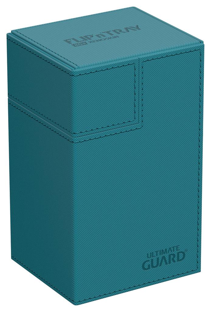 Ultimate Guard Deck Case Xeno Skin Mono Color Flip`n`Tray 80+ (Petrol)