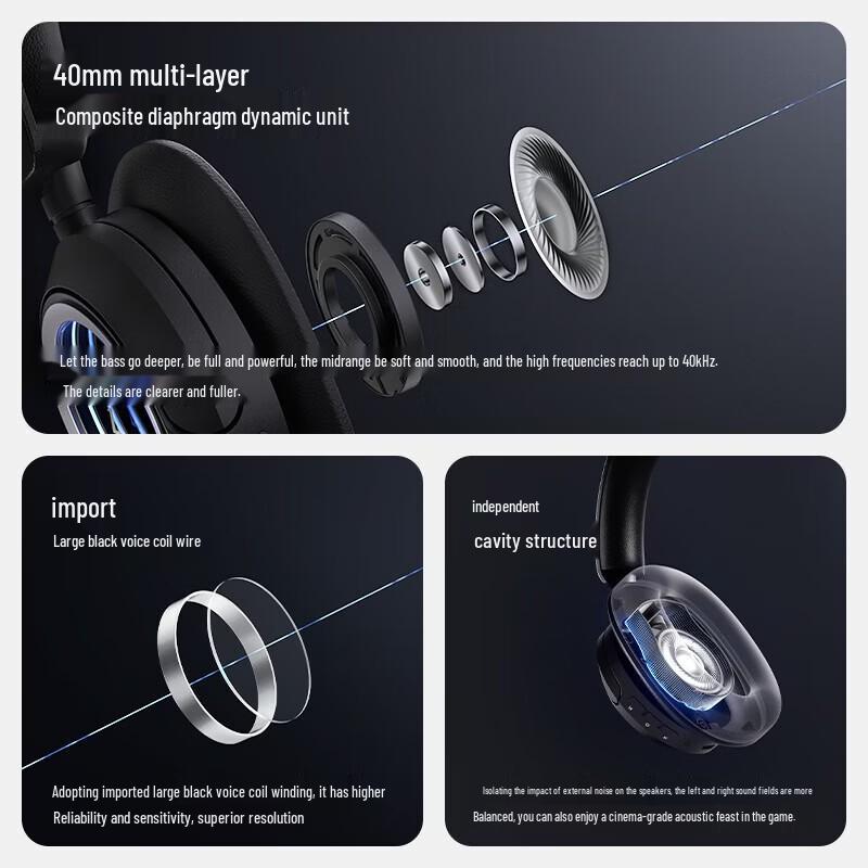 Edifier Halo Space Over-ear ANC Bluetooth Gaming Headset