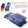 2 in 1 Detachable Magnetic Cards Solt Wallet Case For Samsung Galaxy Z Flip 7 FE 6 5 4 5G Flip6 Flip5 Vertical Bag cowboy Cover