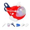 Pencil Eraser 6 In 1 Desk Stationery Detachable Stationery Helicopter Toy  Desk Decor