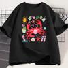 Kawaii Beach Crab Tshirt Aesthetic Summer Holiday Graphic Top Cute Cartoon Crab Tee Cocktail Party Outfit Unisex Unisex Wear