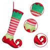 Hanging Christmas Stocking Decorations Red/Green Elf Christmas Stockings  Party Decoration