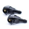 2pcs 76810-SEA-A01 Front Windshield Wiper Water Spray Jet For Honda