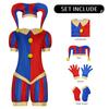 Lo Straordinario Circo Digitale Pomni Costume Cosplay Uniforme di Carnevale per Adulti Anime Festa di Halloween Costumi in Maschera Gioco