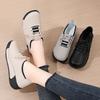 Autumn and Winter Leather Lace-up Muffin Platform Women's Shoes Casual Shoes Color Matching Front Lace-up Single Shoes Mother Shoes
