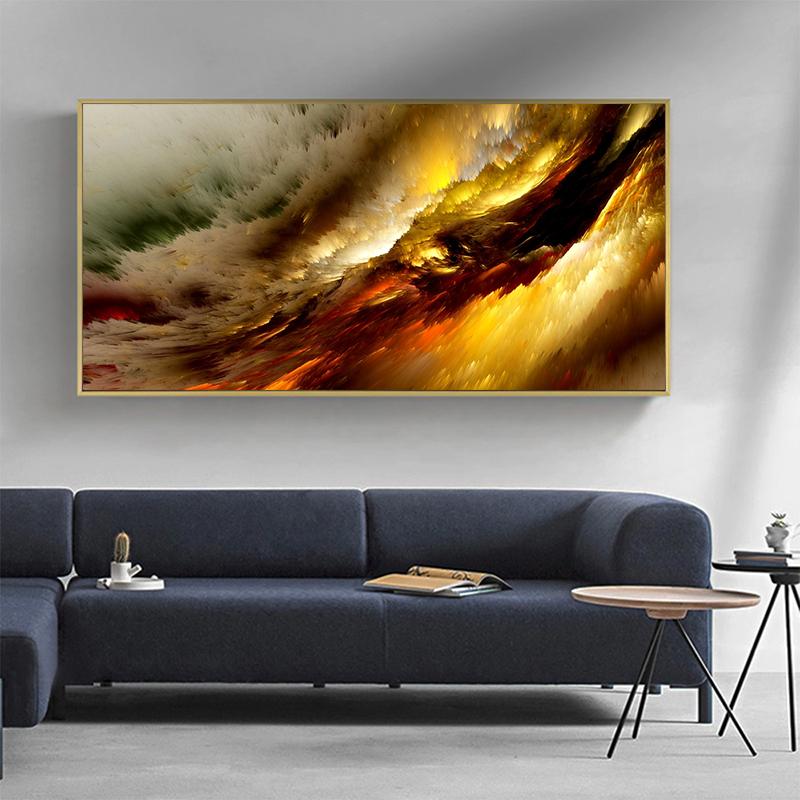Abstrakte Fantasie Wolke Gemälde Wand Kunst Bunte Textur Leinwand Landschaft Poster und Drucke Wohnzimmer Home Decor Cuadros