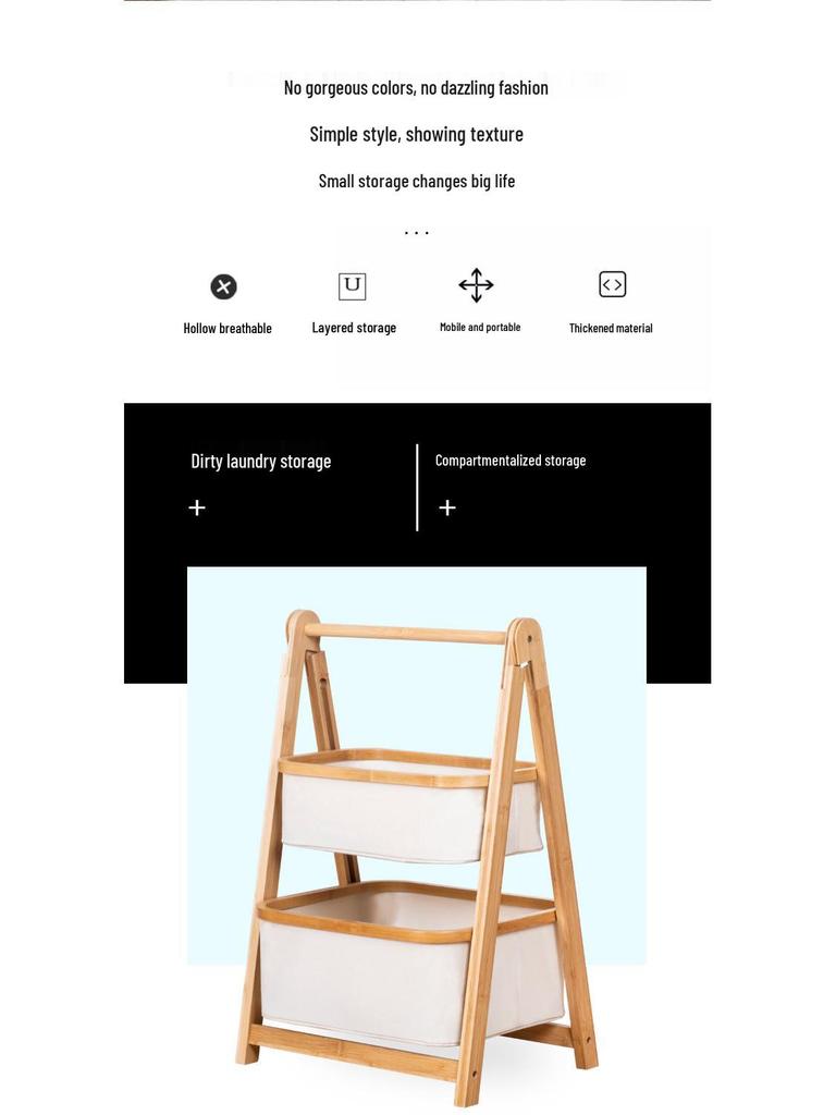 Multi-layer Folding Storage Rack for Bedroom, Living Room, and Bathroom