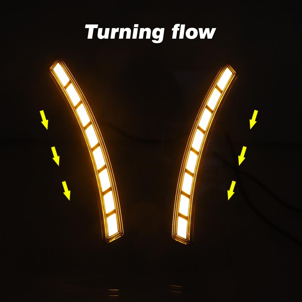 Pair Car Side Marker Lights Turn Signal Fog Lights 12V For Honda CR-V 2023-2024