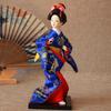 Handcrafts Geisha Kimono Dolls Tabletop Display Figurine Ornament for Japanese Themed Restaurants or Home Decors Gift