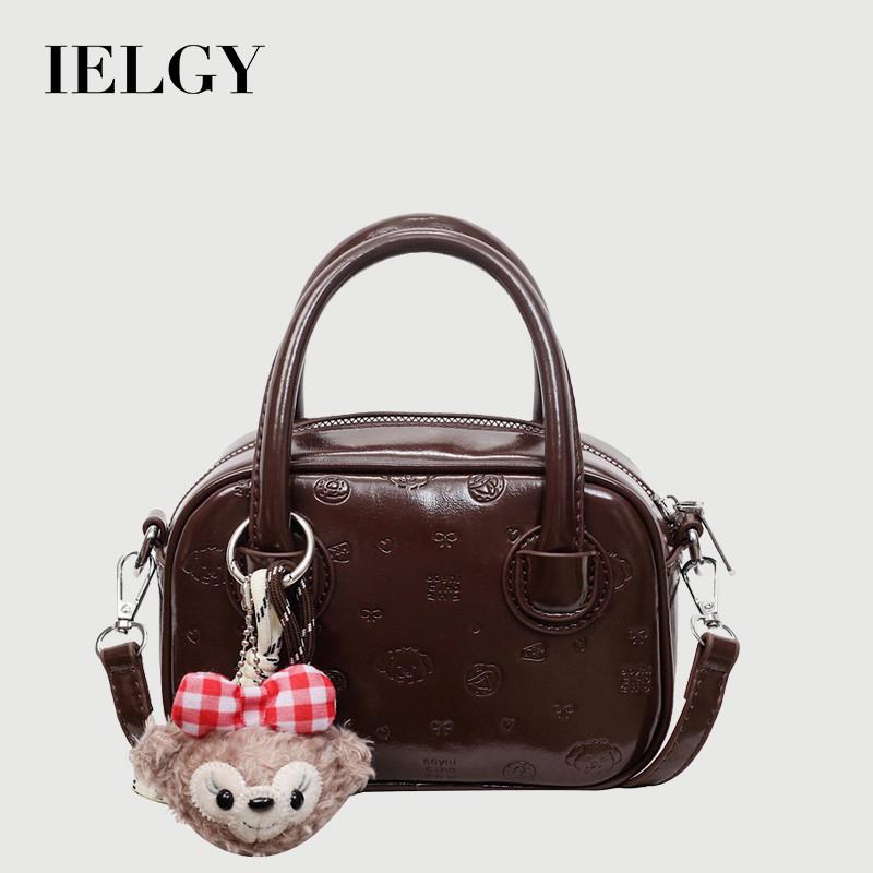 IELGY Ladies Messenger Bag All-Match Simple Texture Portable Pillow Bag