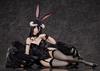 Plastová malovaná hotová figurka Overlord Albedo Black Bunny Ver. 1/4