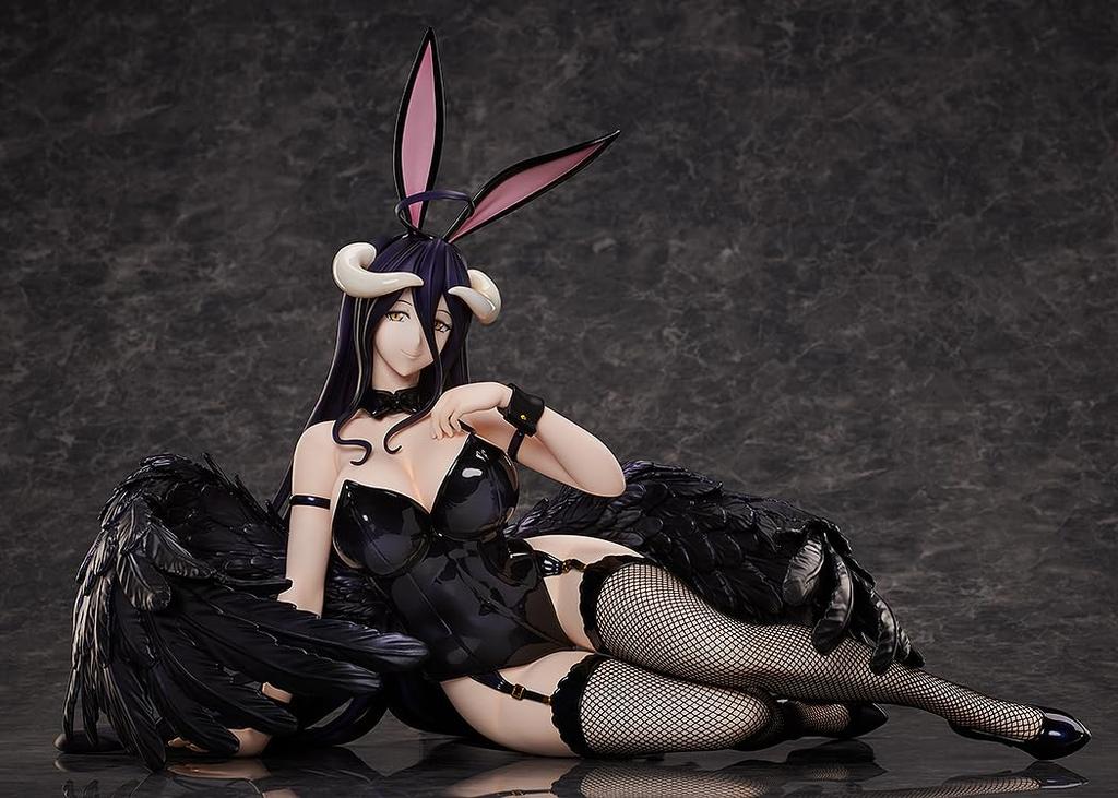 Plastová malovaná hotová figurka Overlord Albedo Black Bunny Ver. 1/4