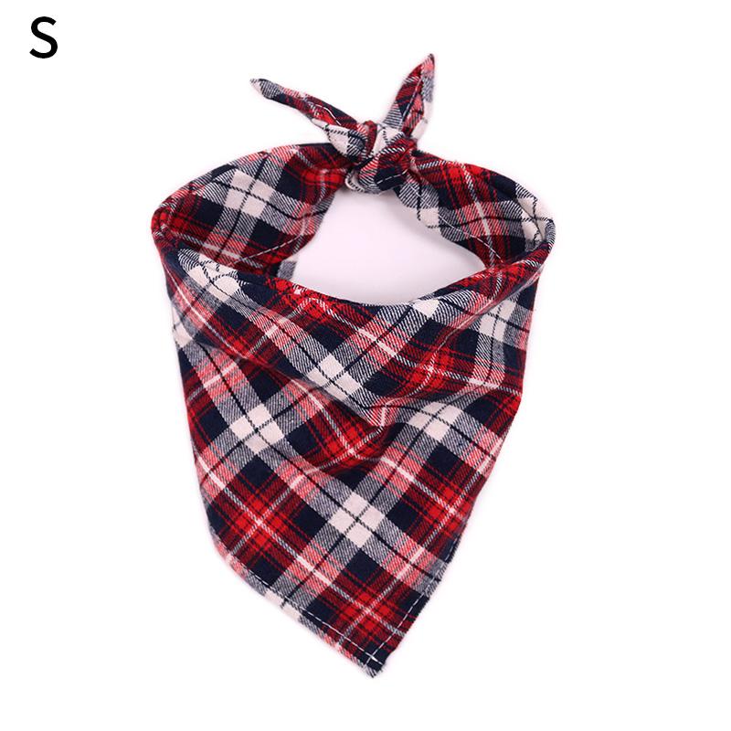 blue plaid bandana