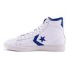 Converse Cons Pro Leather Punta Redonda Cordones Cuero Sintético Absorción de Impactos Zapatillas de Baloncesto Retro de Caña Alta Unisex Zapatilla Deportiva Blanco Azul Claro 170359C