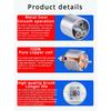 Motore Geared JGA25-370 Motore DC 6V 12V motore elettrico con ingranaggi alta coppia 12/27/58//282/625/1364rpm