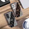Leopard Spotted Love Green For Honor 200 90 8X 9X Pro Lite P50 P40 Nova 10 11i P60 Magic4 6 Mate 20 50 Tempered Glass Phone Case