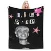 Lil Peep Cool Rapper Deky Super Měkký Samet Pohodlný Dárek Přehoz Plyšová Tenká Přikrývka