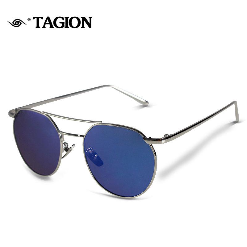 Best-selling classic fashion sunglasses with round frames, European and American style, multi-color metal frames2788 синий