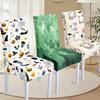 Halloween Chair Cover Milk Silk Fabric Stretch Printed Non Slip Decorative Odorless Hotel Home Universal Dining Chair Protector