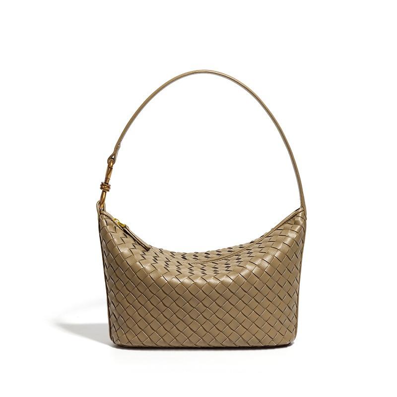 Niche Handwoven Bag Fashion Single Shoulder Crossbody Bag Casual Women Carrying Lunch Box Bag Trend Underarm Bag