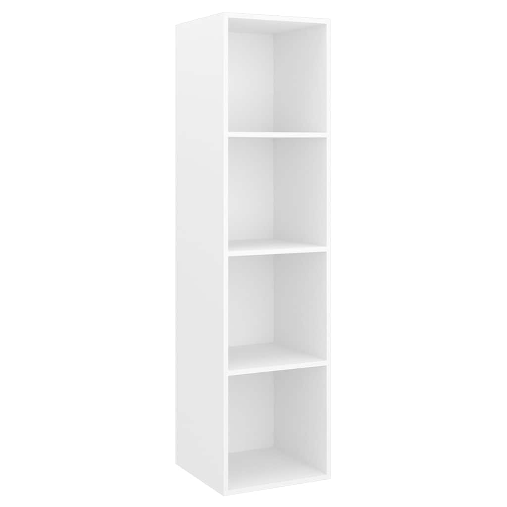 5-Cz. TV Cabinet Set, White, Particleboard