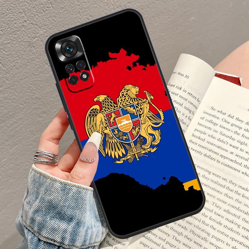 Armenia Armenian Flag Phone Case For Xiaomi Redmi Note 14 13 12 9 10 11 15 Pro Plus 13C 10C 12C 14C 15C Cover
