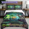 3pcs Duvet Cover Set (1*Duvet Cover + 2*Pillowcase, Without Core), Plants VS Zombies Print Bedding Set, Bedroom Decor, All‑Season, Birthday Gift