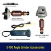 Dr. Model 6-100 Angle Grinder Head & Body Gear Mount Assembly