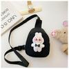 Chest Cartoon Doll Bag Nylon Material Adjustable Shoulder Strap Daily For