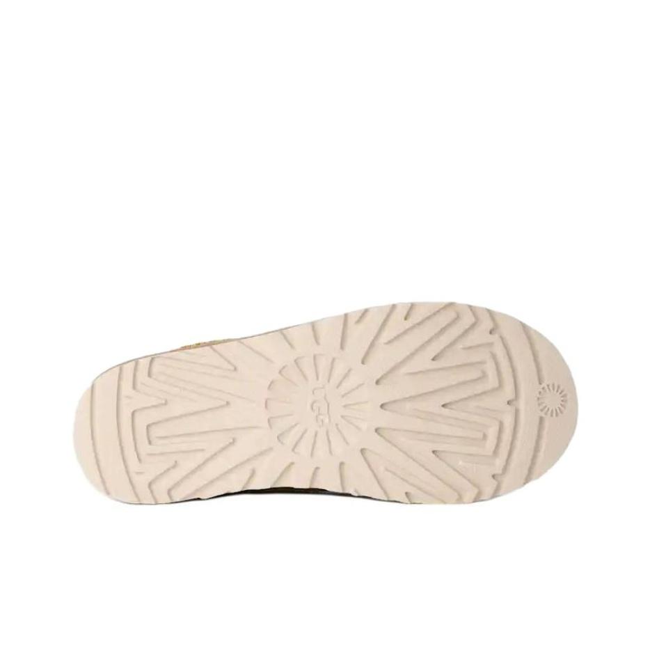 UGG Tasman Biarritz Wildleder Mode Schlicht Pendeln Outdoor Langlebig Low-Top Lifestyle Freizeitschuhe Damen Freizeitschuhe Braun 1171444-MDSD