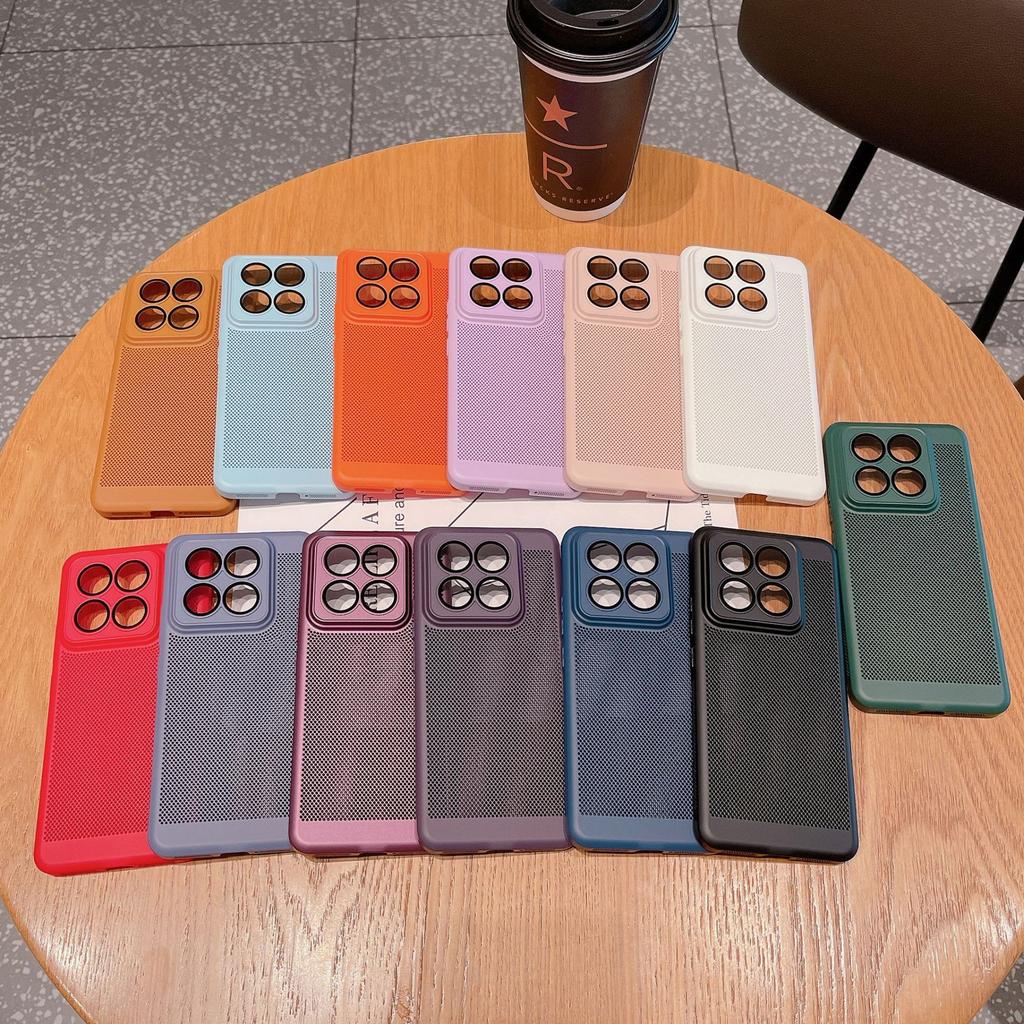 Applicable to Xiaomi Mi 11Pro heat dissipation and breathable mesh mobile phone case Redmi K11 skin matte ultra-thin NOTE11 hard case