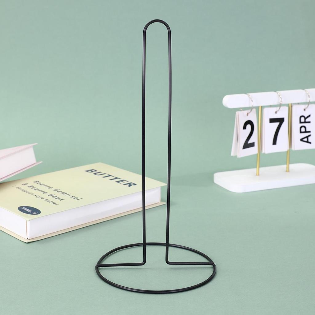 Portable Kitchen Paper Towel and Napkin Holder for Bathroom and Tabletop Storage