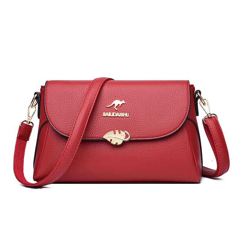 Spring and Summer New Women's One Shoulder Crossbody Handbag Bag Fashionable Commuting Casual Versatile Middle-aged Mother's Bag