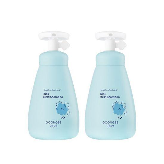 GOONGBE Kids Fresh Shampoo Signature Scent Gentle Cleansing & Smooth Hair Care 300ml x 2