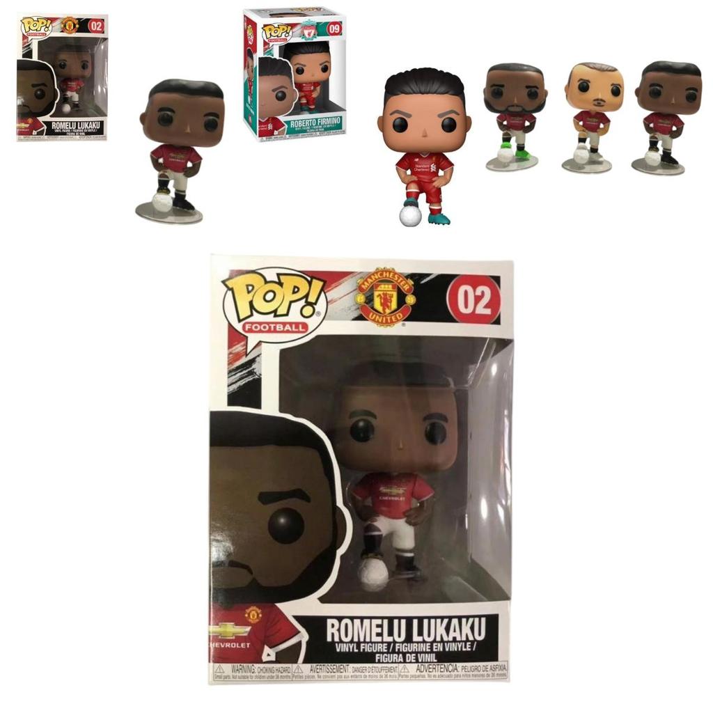 Collectible Pop Football Star Models Man Utd, Liverpool, Pogba, Salah, Ibrahimovic, Mane
