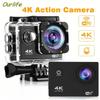 Action Camera Ultra HD 4K/30fps WiFi 2.0-inch 170D Underwater Waterproof Helmet Video Recording Cycling Skiing Cameras Sport Cam