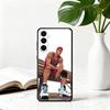 Cute Boys S-Slam-s D-Dunk Phone Case Black Silicone Soft For Samsung Galaxy A73,A72,A71,A70,A53,A52,A51