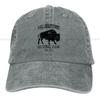 Washed Unisexs Baseball Cap Buffalo Trucker Snapback Caps Dad Hat Yellowstone National Park Golf Hats