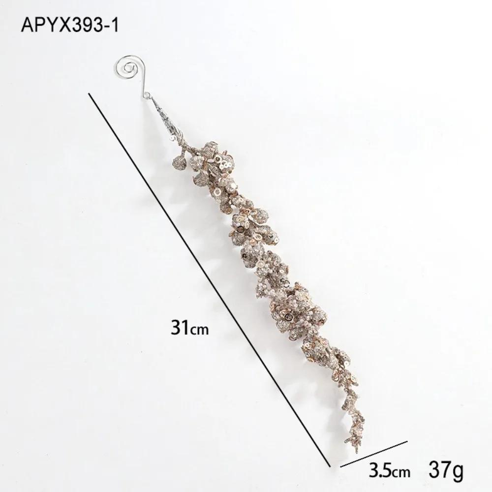 New Creative Christmas Branch Pendants Plastic Pendant Xmas Tree Ornaments Gifts New Year Christmas Decorations
