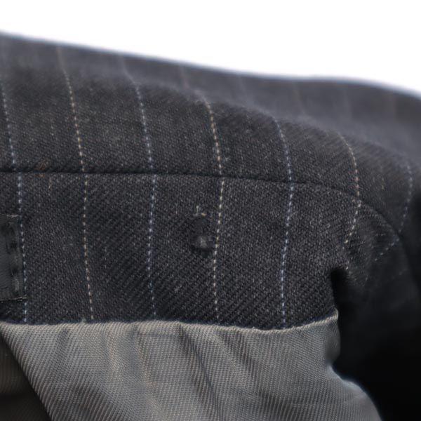 Chaps Stripe 100% Wool Tailored Jacket Navy System Men's Used