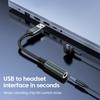 USB to 3.5MM Audio AUX Cable Adapter External Sound Card USB Female TO 3.5MM Jack Headphone Microphone Adapter For Notebook PC