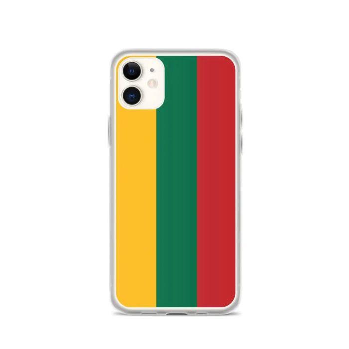 Coque iPhone - PIXELFORMA - iPhone 11 - Drapeau de la Lituanie - Komplett beskyttelse - Silikonsuppe