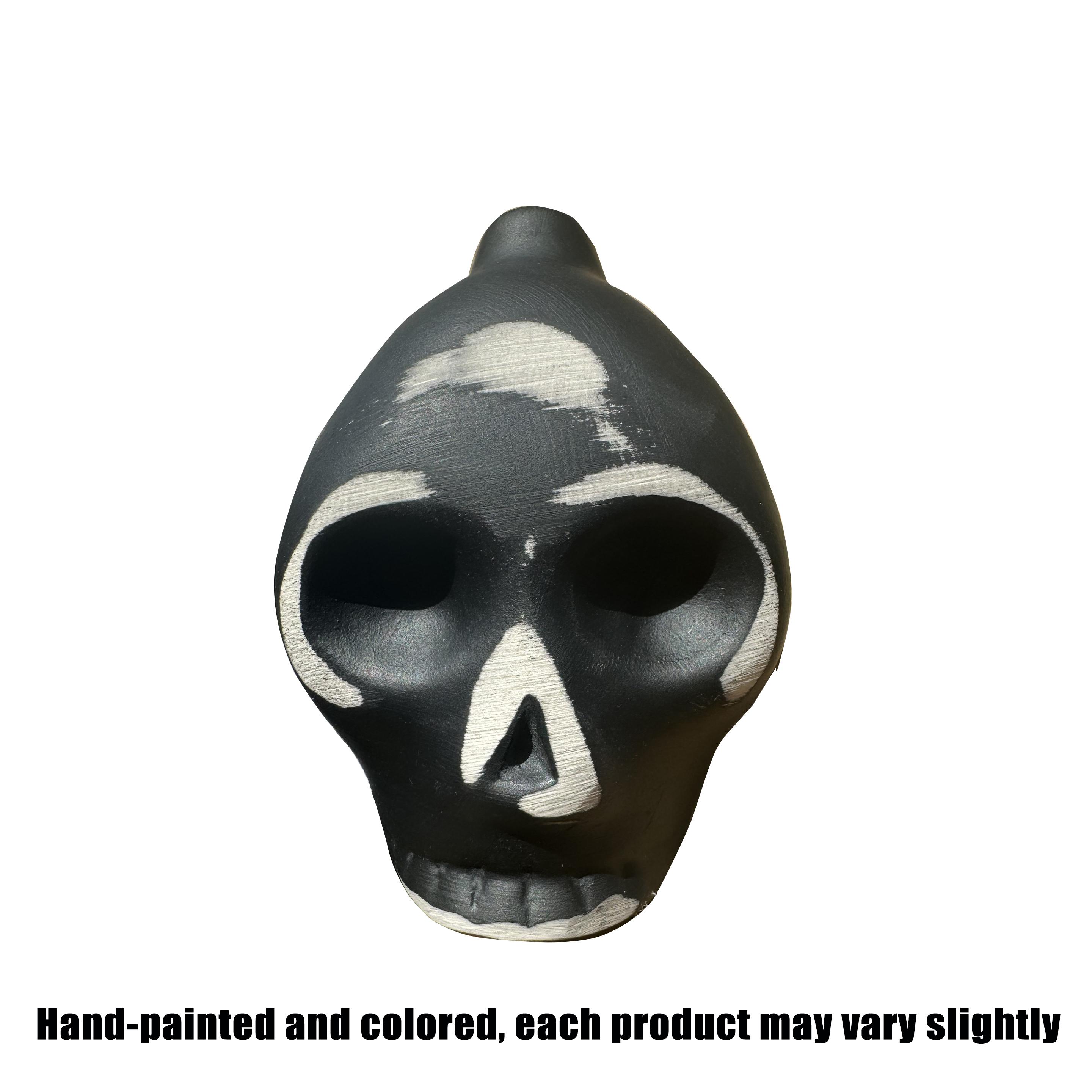 Кричащая Ацтекская Свистулька Смерти Нестрессовые Розыгрыши на Хэллоуин Важный Аксессуар для Вечеринки-Розыгрыша - Раскрашенный Череп