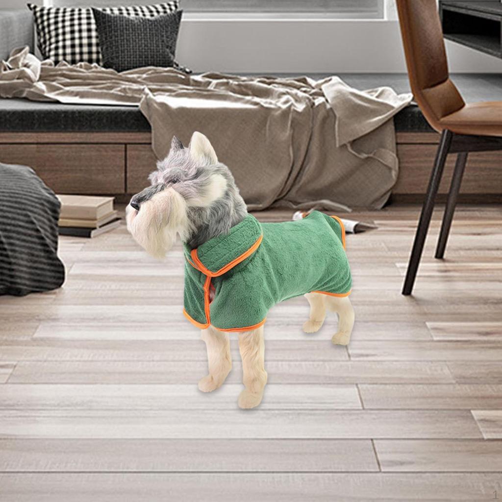 Bathrobe for Dogs, Microfiber, Soft, Washable, , Accessories Drying Towel, Cat