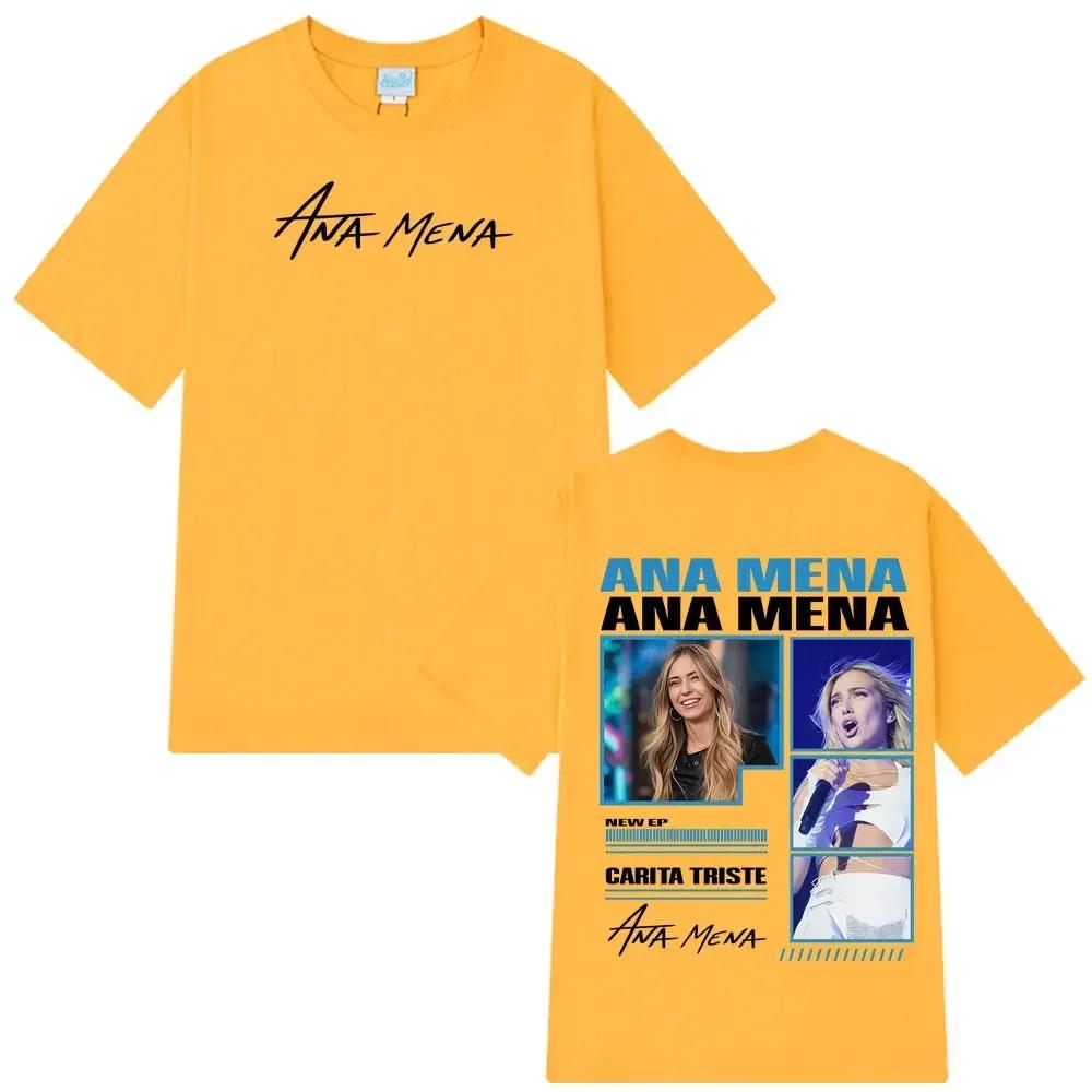 Singer Ana Unisexa Tour 2026 New Album T Shirt Unisex Wounisexs Cotton Oversized Tshirts Casual  Aesthetic Fashion Tshirt Streetwear Bl
