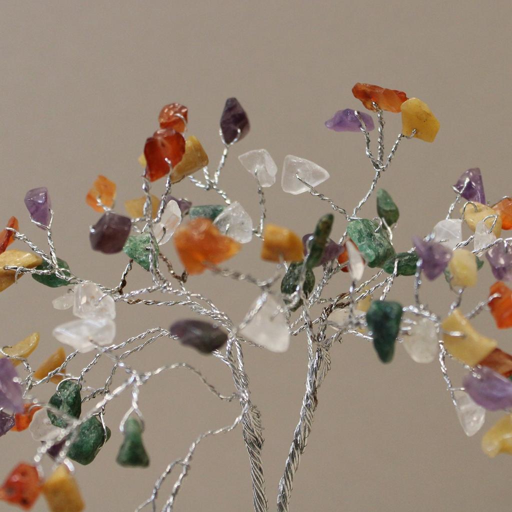 Crystal Tree With Orgonite Base 80 Gemstones