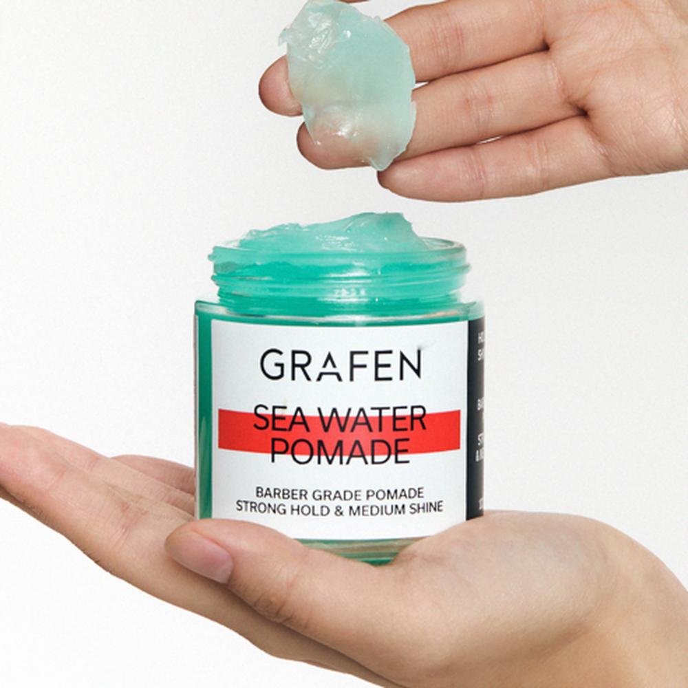 Grafen Jeju Sea Water Pomade Hair Wax, 100g - Pomade Shine Styling Wax, Korean
