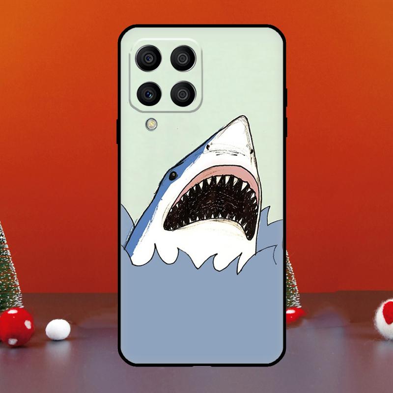 Cartoon Shark For Samsung Galaxy M14 M34 M54 M11 M21 M31 M13 M33 M35 M53 M55 M15 M12 M32 M52 M06 M16 Case